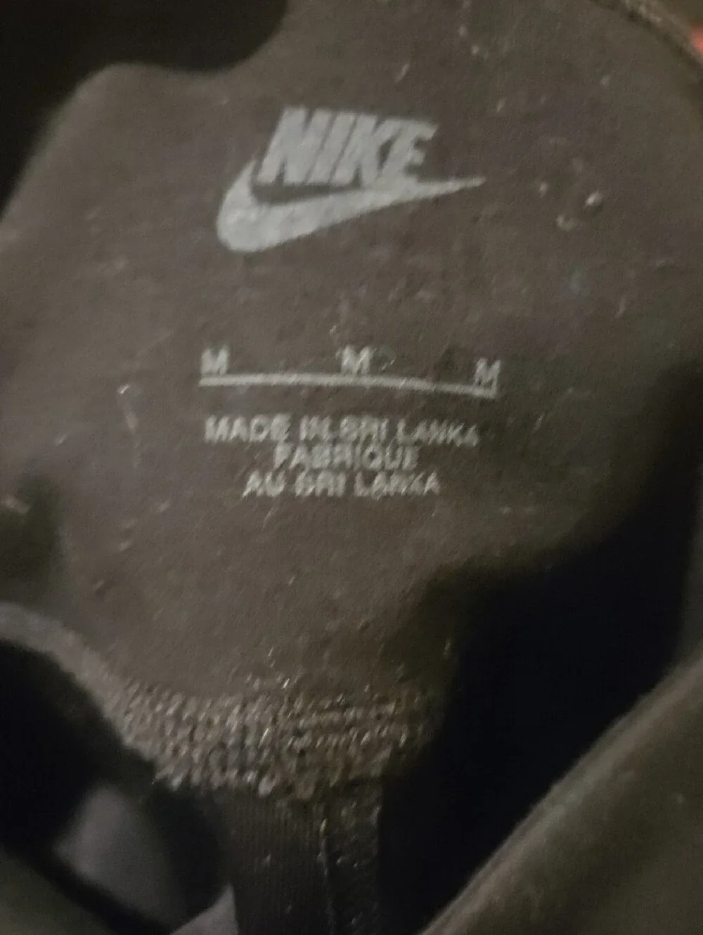 Nike Black Kids pants with White Swoosh - Picture 5 of 5